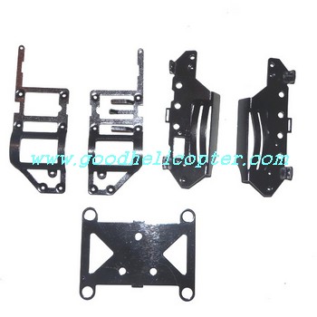 lucky-boy-9961 helicopter parts metal main frame set 5pcs - Click Image to Close
